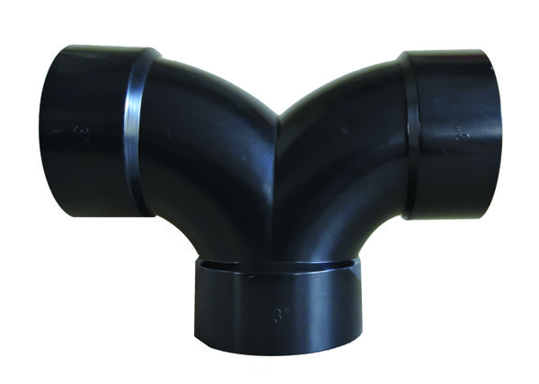 Valterra V46-D503047 DWV Double 0.25 Bend, 3 in. Hub