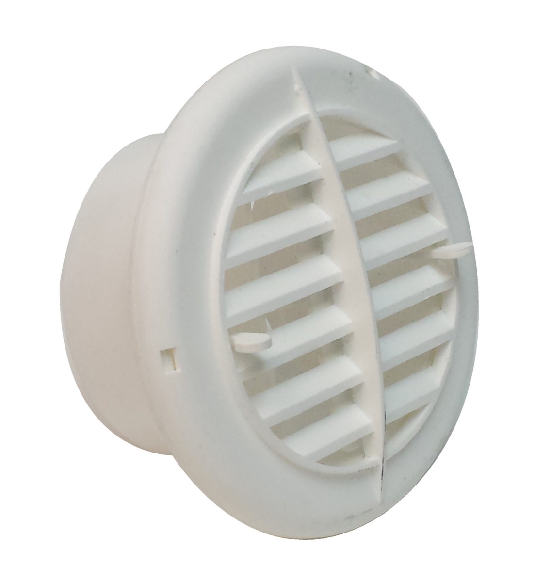 Round Heating & AC Register, White - Carded