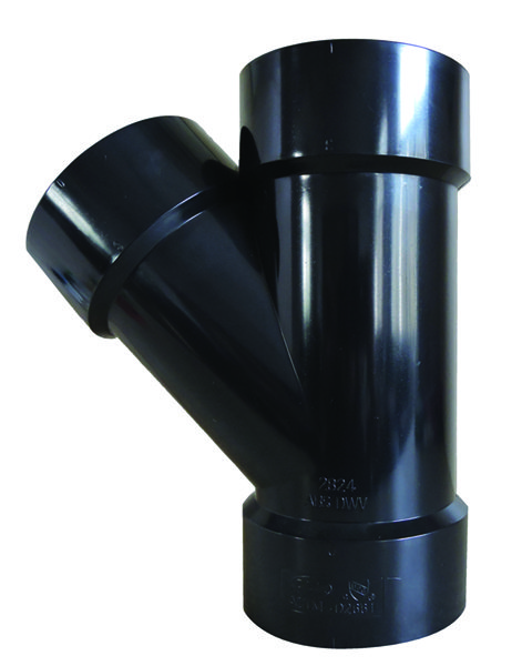 DWV Wye, 3 in. Hub