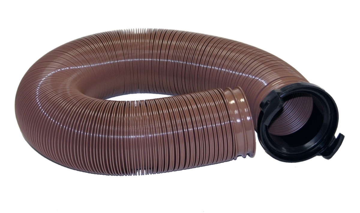 10 ft. EZ Flush Heavy Duty Drain Hose with T1024 - Bronze