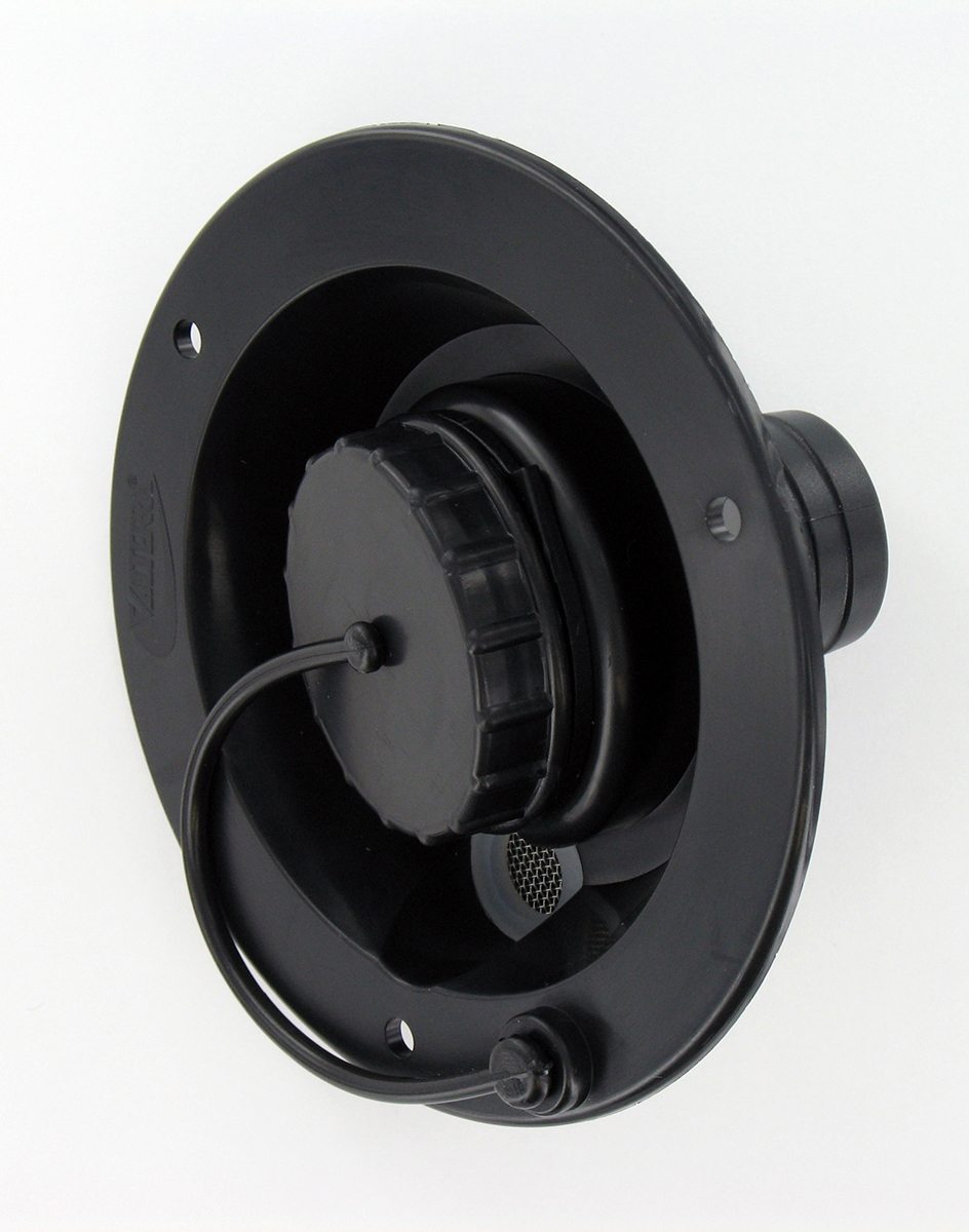 Valterra V46-A012003BK Gravity Water Inlet, Black