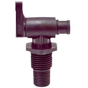 Valterra V46-A012026BKV Universal Barbed Drain Valve for RVs