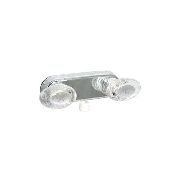 Shower Valve & 4 in. D-Spud, Chrome - Quarter Oval