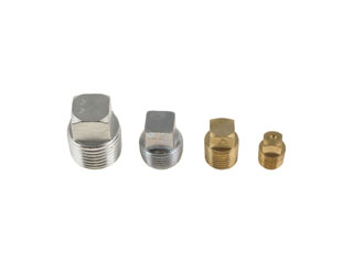 Pipe Plug Assortment, Silver & Zinc-Plated