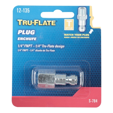 T2F-12135 0.25 in. Female NPT Quick Connect Plug CP2 Steel