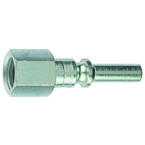 0.25 in. Hose End Quick Disconnect Coupling Plug CP28 Steel