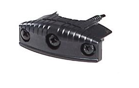 End Cap for Exterior Ladder, Black