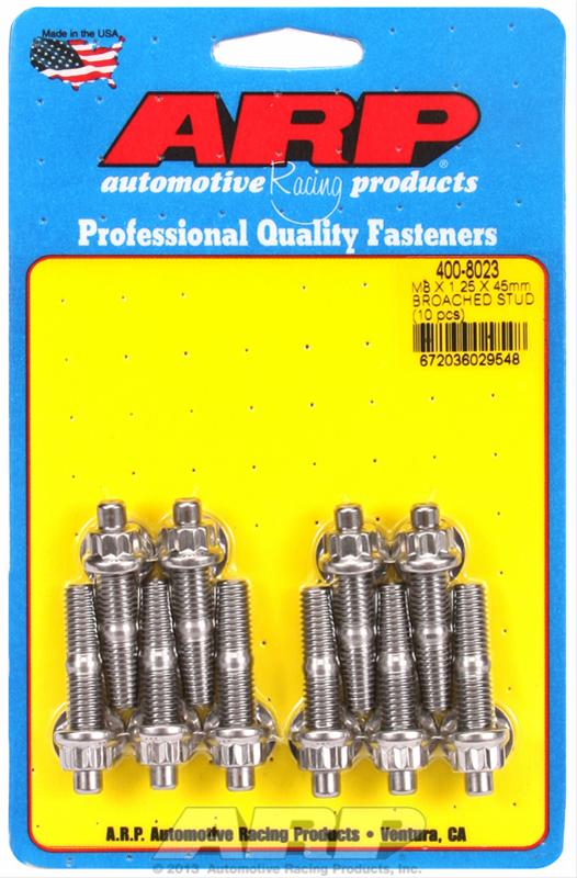 A14-4008023 8 x 45 mm Wheel Stud, Stainless Steel