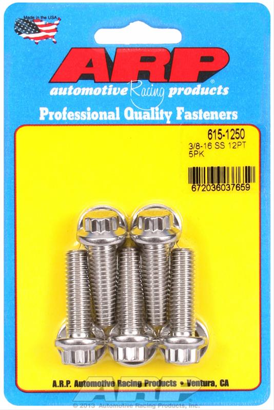 A14-6151250 Stainless Steel Bolts - 12 Point