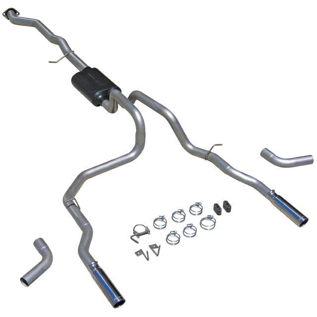 17428 Dual Rear & Side Exit Cat-Back System for 1999-2006 Chevrolet & GMC
