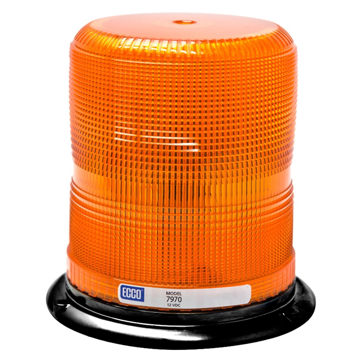 7970A 3-Bolt Mount Medium Profile LED Beacon Light, Amber