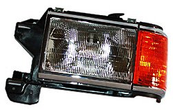 FO2502105V Headlight Assembly for 1987-1991 Ford F-150, Clear - Left Hand