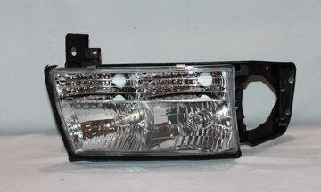 GM2503165V Headlight Assembly for 1997-1999 Cadillac DeVille, Clear - Right Hand