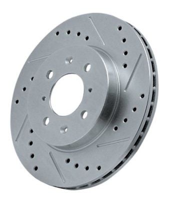 Extreme Performance Drilled & Slotted Brake Rotors - Zinc Plated
