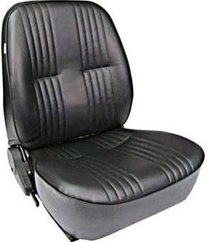 Procar Lowback Right Series Seats, Black Vinyl