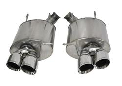 14321 Axle-Back Exhaust System with Quad Rear Exit, Polished