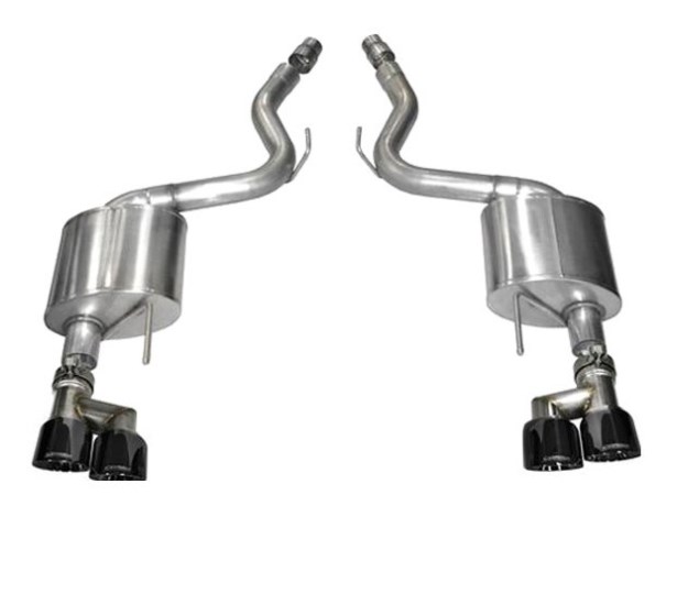 14334BLK 2015-2017 Axle-Back Exhaust System with Quad Rear Exit, Black