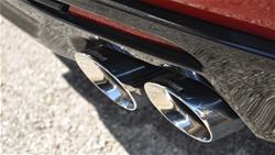 14784 2.75 in. Axle-Back Exhaust System with Dual Rear Exit, Polished