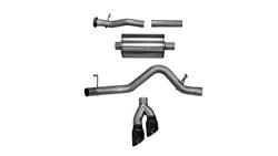 14745BLK 2017-2018 Canyon 3.6L 3 in. Cat-Back Exhaust System with Dual Side Exit, Black