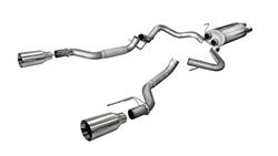 14397 3 in. 5 dia. Sinlge Cat-Back Exhaust System with Split Rear Exit