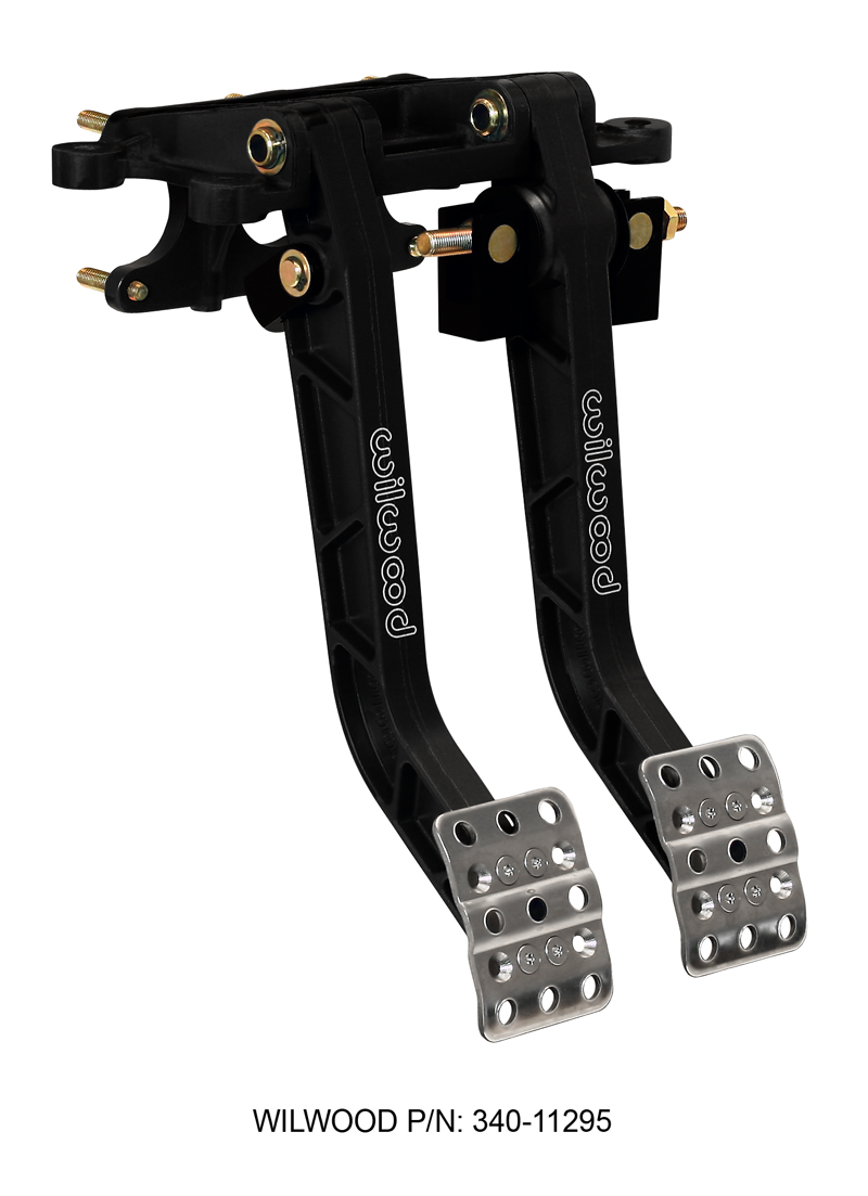 Swing Mount Brake & Clutch Pedal - Black