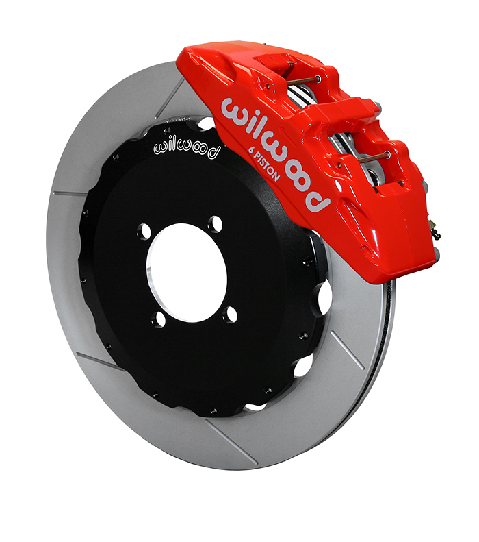 12.19 in. Forged Dynalite Big Brake Front Brake Kit - Black - Hub