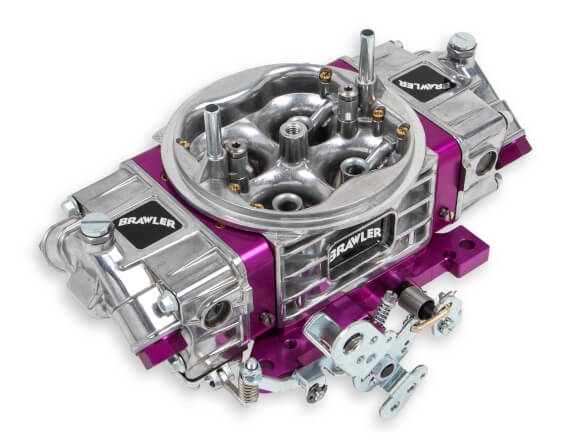 BR-67199 650 CFM Brawler Race Carburetor Mechanical Secondary, Purple -  QUICK FUEL