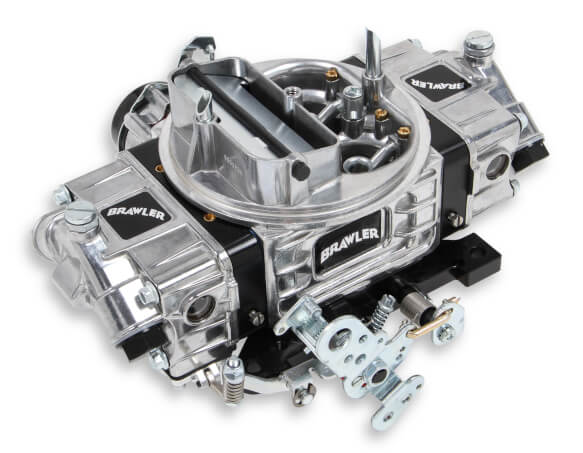 650 CFM Brawler Street Carburetor Mechanical Secondary, Black