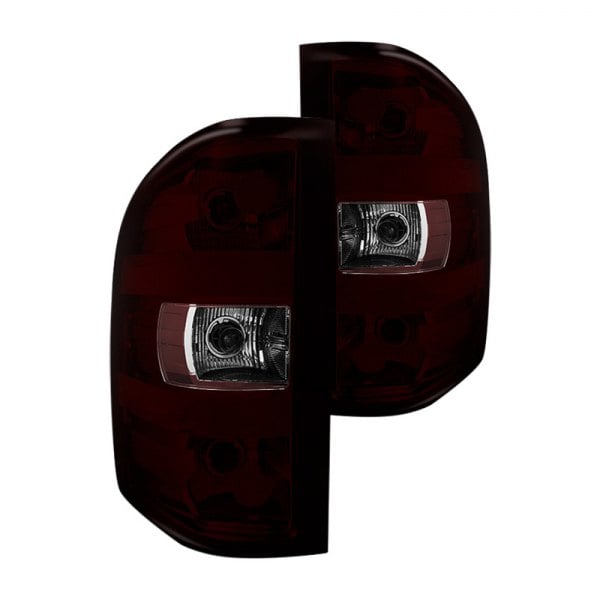 Factory Style Tail Lights, Chrome Red