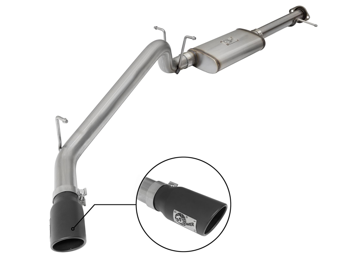 Picture of AFE 49-44058-B GMC Colorado & Canyon Stainless Steel Cat-Back Exhaust System