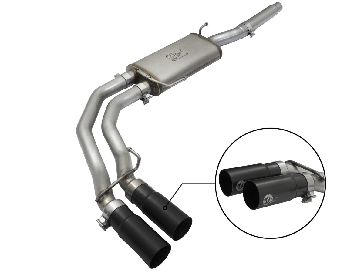 Picture of AFE 49-43079-B Ford F-150 Cat-Back Exhaust System
