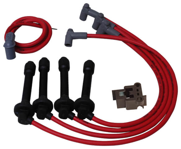 MSD 35359 1992-2000 Honda Civic 1.6L Spark Plug Wire Set with Tower Cap