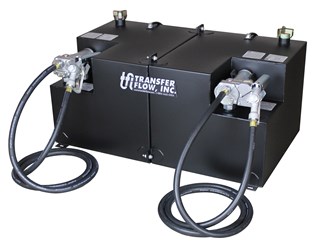 Transfer Flow 50/50 Gallon Split Refueling Tank System for Gas, Diesel, and Kerosene in Black Made in USA | Camping World