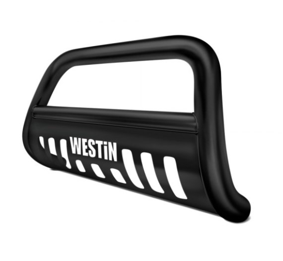 31-6015 3 in. E-Series Black Bull Bar with Skid Plate for 2016-2017 Chevy Silverado 1500