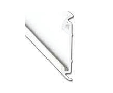 16 ft. Mill Aluminum Flat Trim with Insert