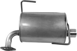 Quiet-Flow Passenger Side Stainless Steel Bare Exhaust Muffler