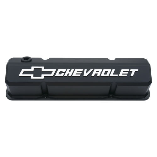 141-921 Slant Edge Vcover Chevy 8, Black Crinkle