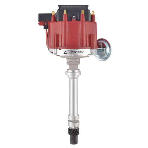 Chevy HEI Distributor Chevy V8 Engines 1955-1982, Red Cap