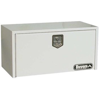 1702405 18 x 18 x 36 in. Steel Underbody Tool Box with T-Handle Latch, White