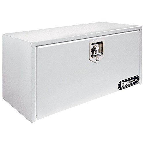 1702410 18 x 18 x 48 in. Steel Underbody Tool Box, White
