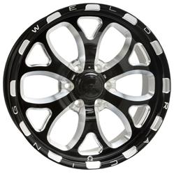 20 x 8.55 x 5 in. F58 Series Black Wheels