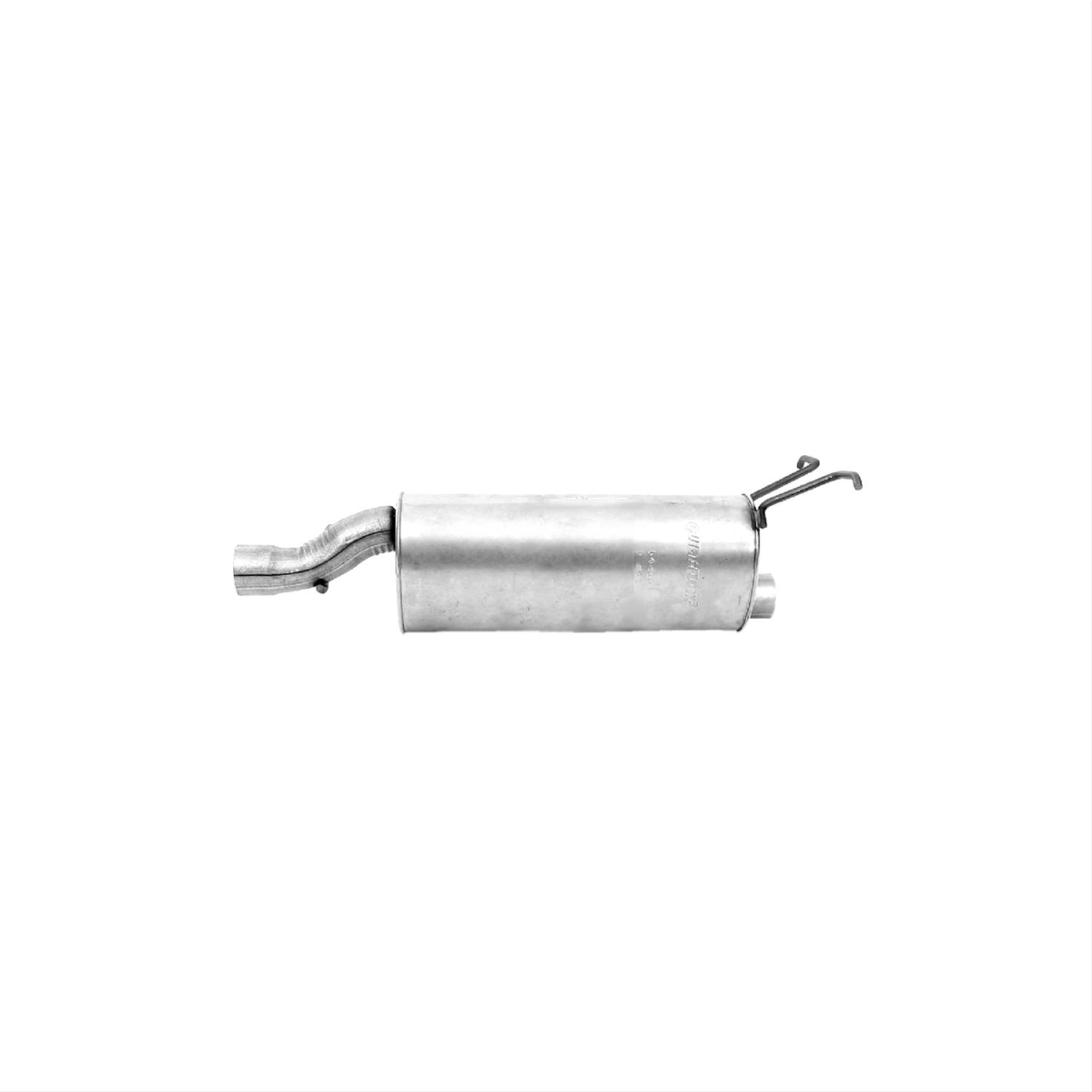 Muffler Quiet-Flow SS Round Stainless Steel for Ford