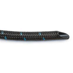 20 ft. 6 AN Pro-Classic Braided Nylon Hose, Black with Blue Tracer