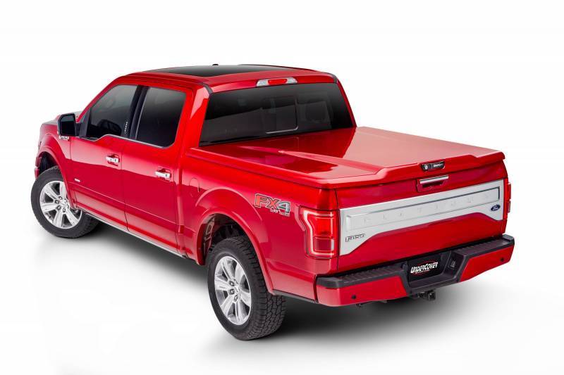UnderCover Elite LX One-Piece Truck Bed Tonneau Cover | UC2158L-N6 | Fits 2017 - 2018 Ford F-150 (N6 - Blue Lightning Effect) 5