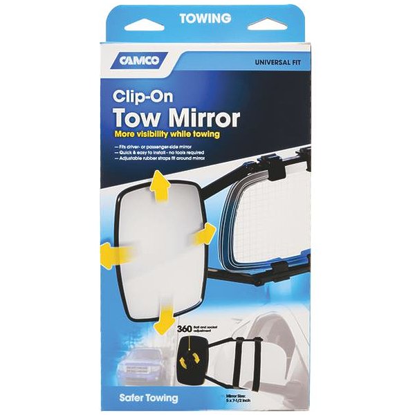 Clamp-On Towing Mirror