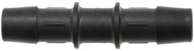 D35-80650 0.25 in. Straight Polymer Plastic Hose Connector - 5 per Bag