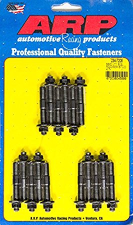 A14-2347208 6.2 litre LT1 Hex Rocker Arm Stud Kit for SB Chevy, Black