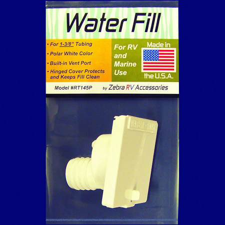 Z6A-RT145P Water Fill Spout Connector, White