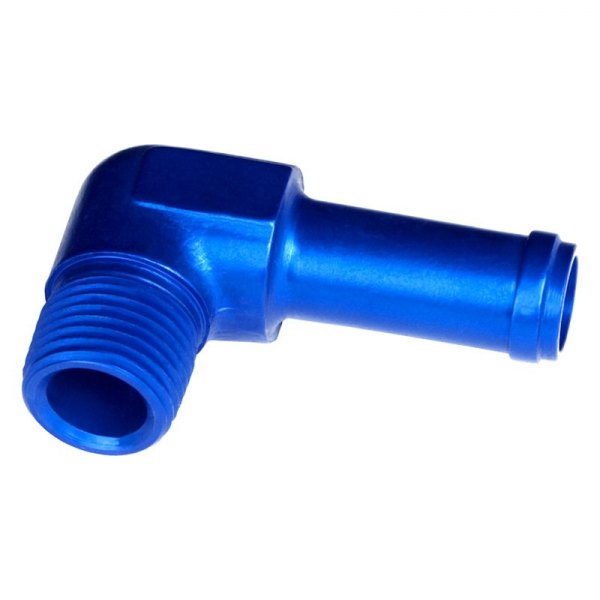 R1J-84206041 Straight Hose Nipple to NPT Adapter, Blue