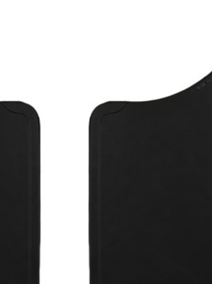 19 x 11 in. Easy Fit Black Mud Flaps Front or Rear with Ford Logo